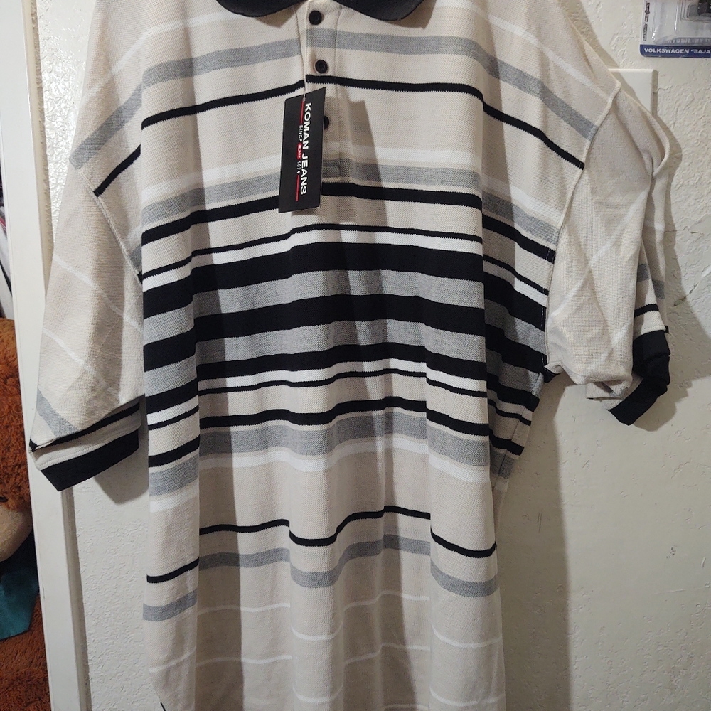 Koman Jeans Pre Owned 3X Short Sleeve Mens Polo Shirt